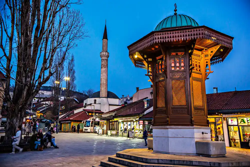 Sebilj Fountain in Baščaršija Sarajevo – Cultural Landmark